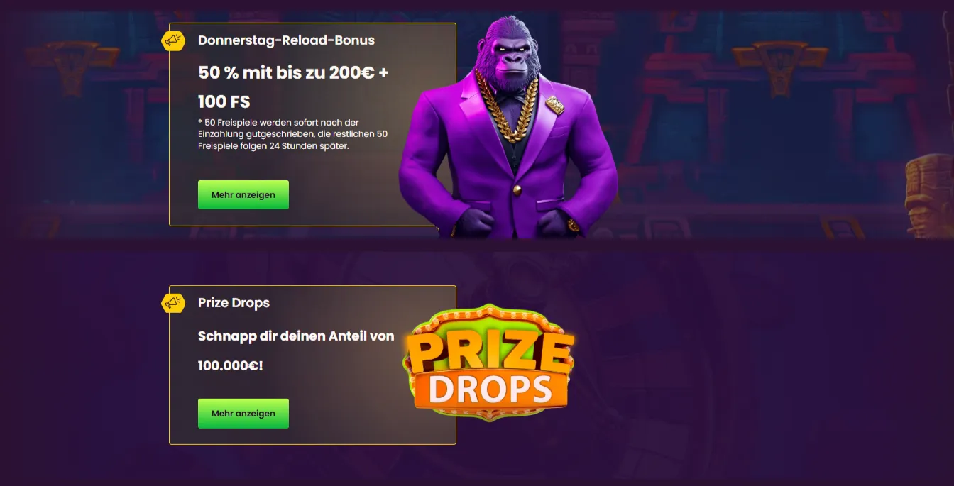 prize bizzo casino